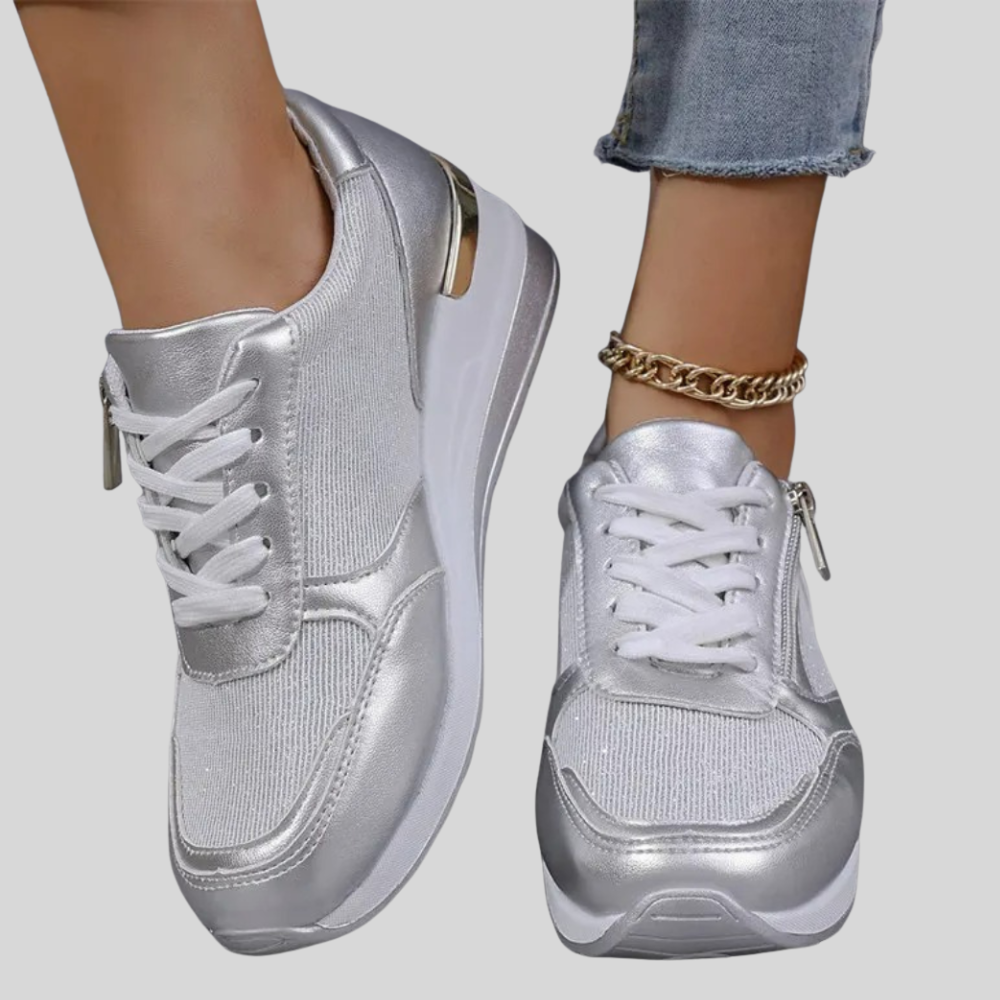 Alexandra | Elegant Sneakers with Side Zip