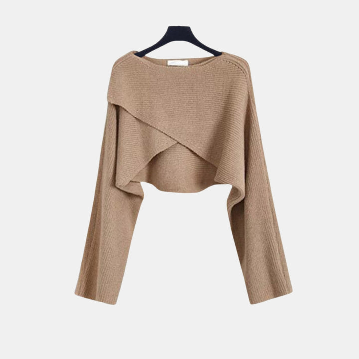 Beatrice | A-Line Dress with Cropped Knit Sweater