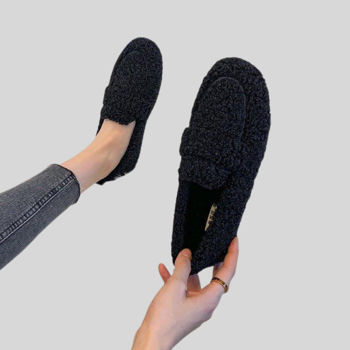 Harper | Fleece Loafers with Plush Texture
