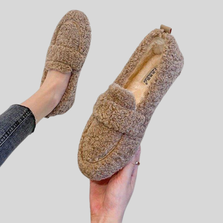 Harper | Fleece Loafers with Plush Texture