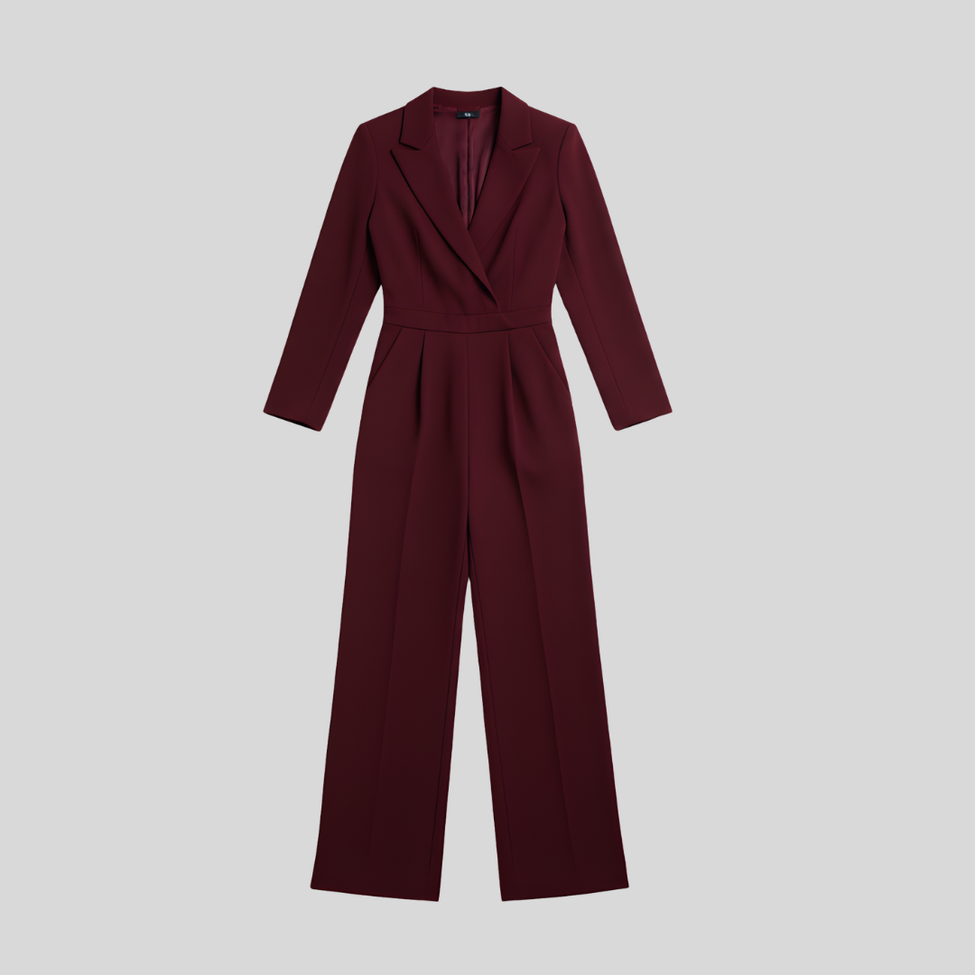 Rosalie | Wide Leg Jumpsuit With Wrap Front