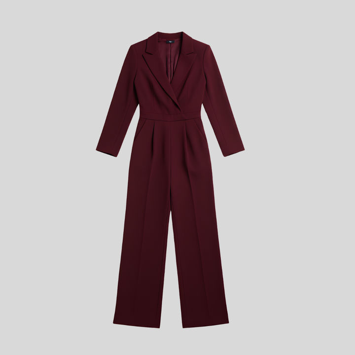 Rosalie | Wide Leg Jumpsuit With Wrap Front