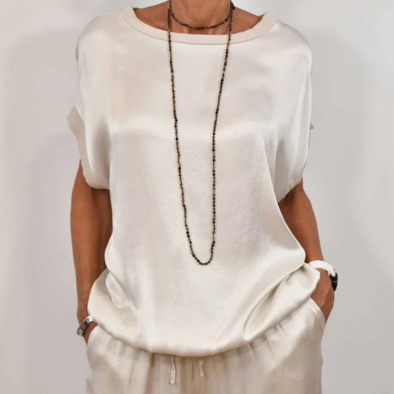 Adelaide | Relaxed Top and Wide-Leg Pants Set