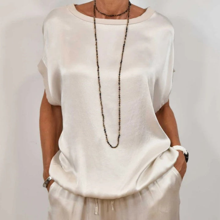 Adelaide | Relaxed Top and Wide-Leg Pants Set