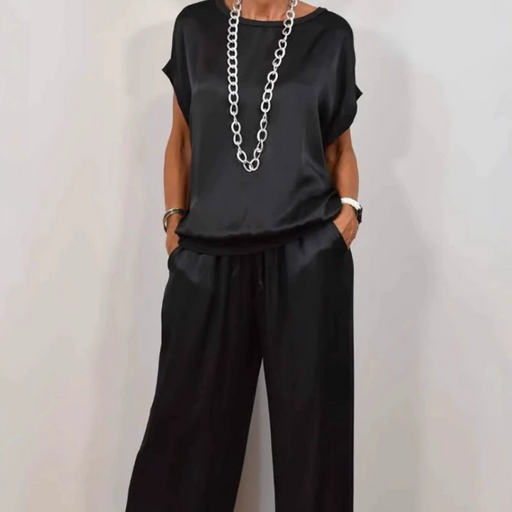 Adelaide | Relaxed Top and Wide-Leg Pants Set