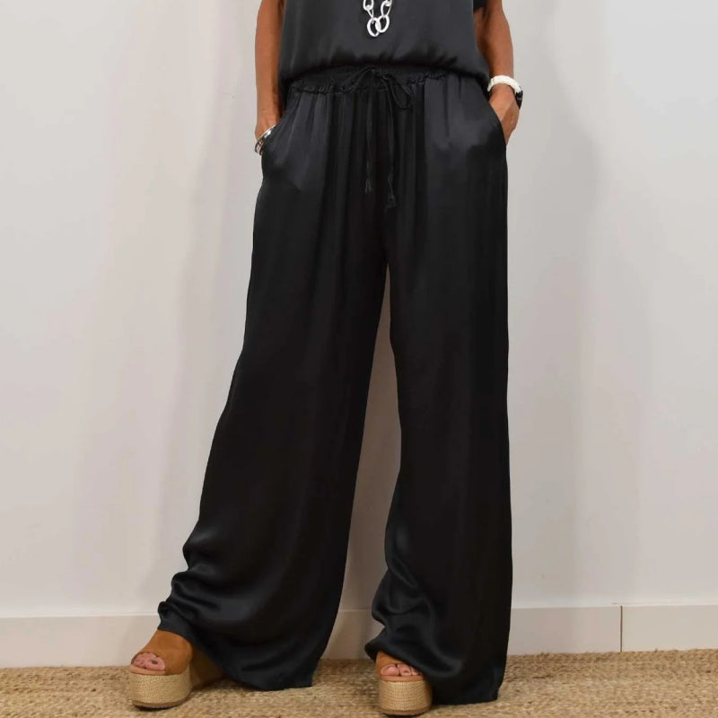 Adelaide | Relaxed Top and Wide-Leg Pants Set