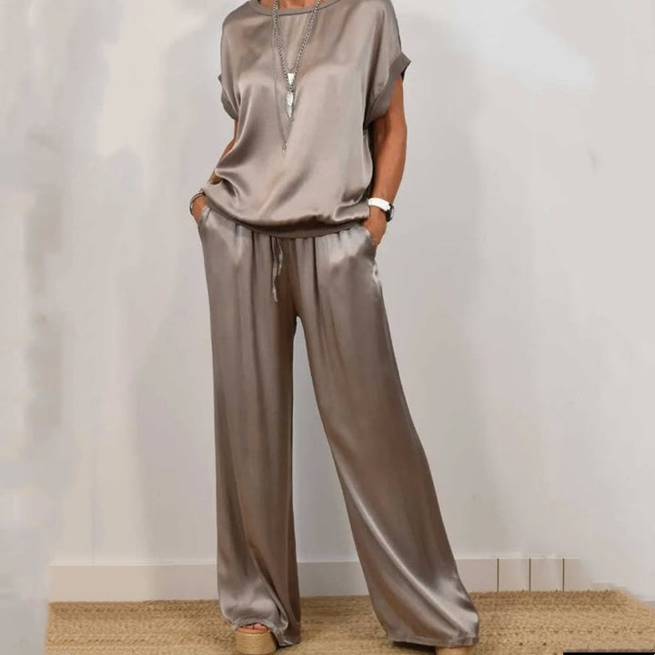 Adelaide | Relaxed Top and Wide-Leg Pants Set