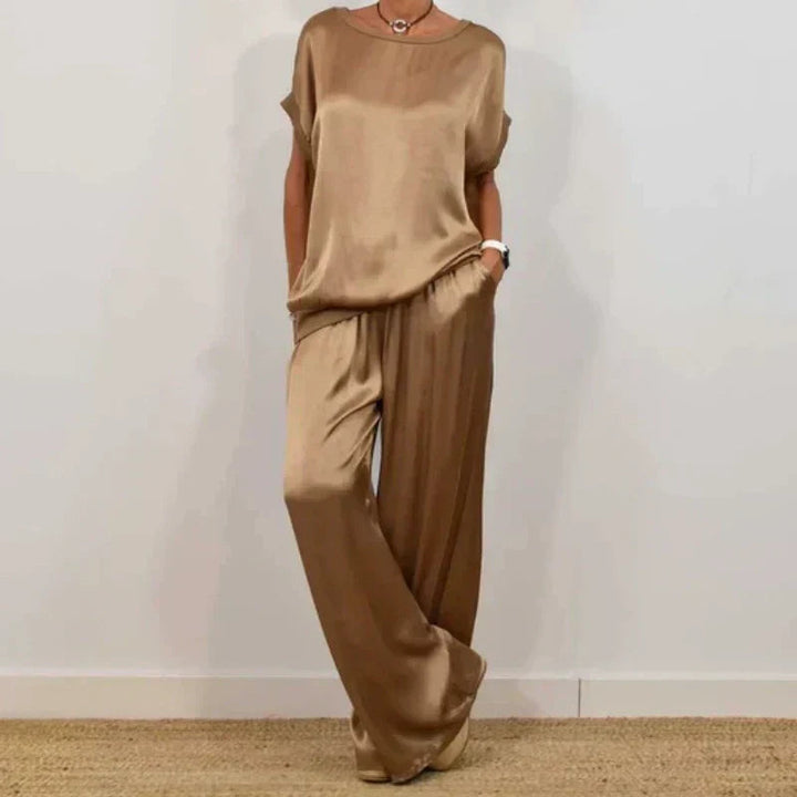 Adelaide | Relaxed Top and Wide-Leg Pants Set