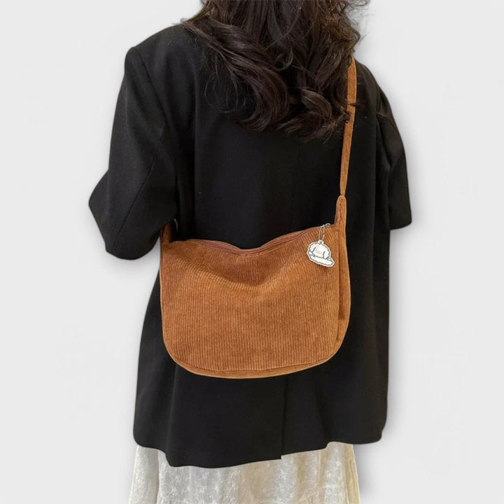 Alia | Corduroy Shoulder Bag with Adjustable Strap