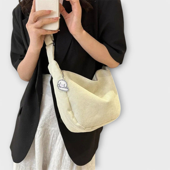 Alia | Corduroy Shoulder Bag with Adjustable Strap