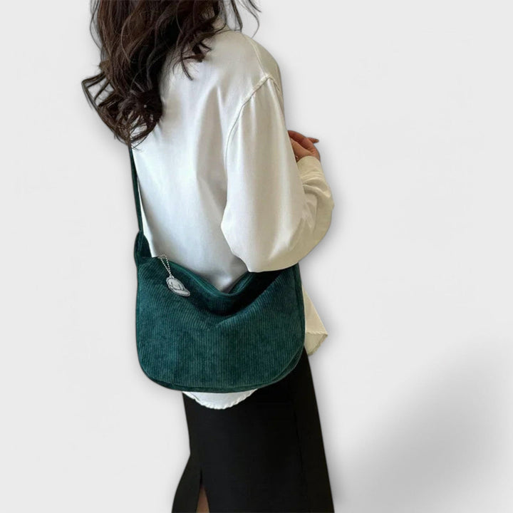 Alia | Corduroy Shoulder Bag with Adjustable Strap