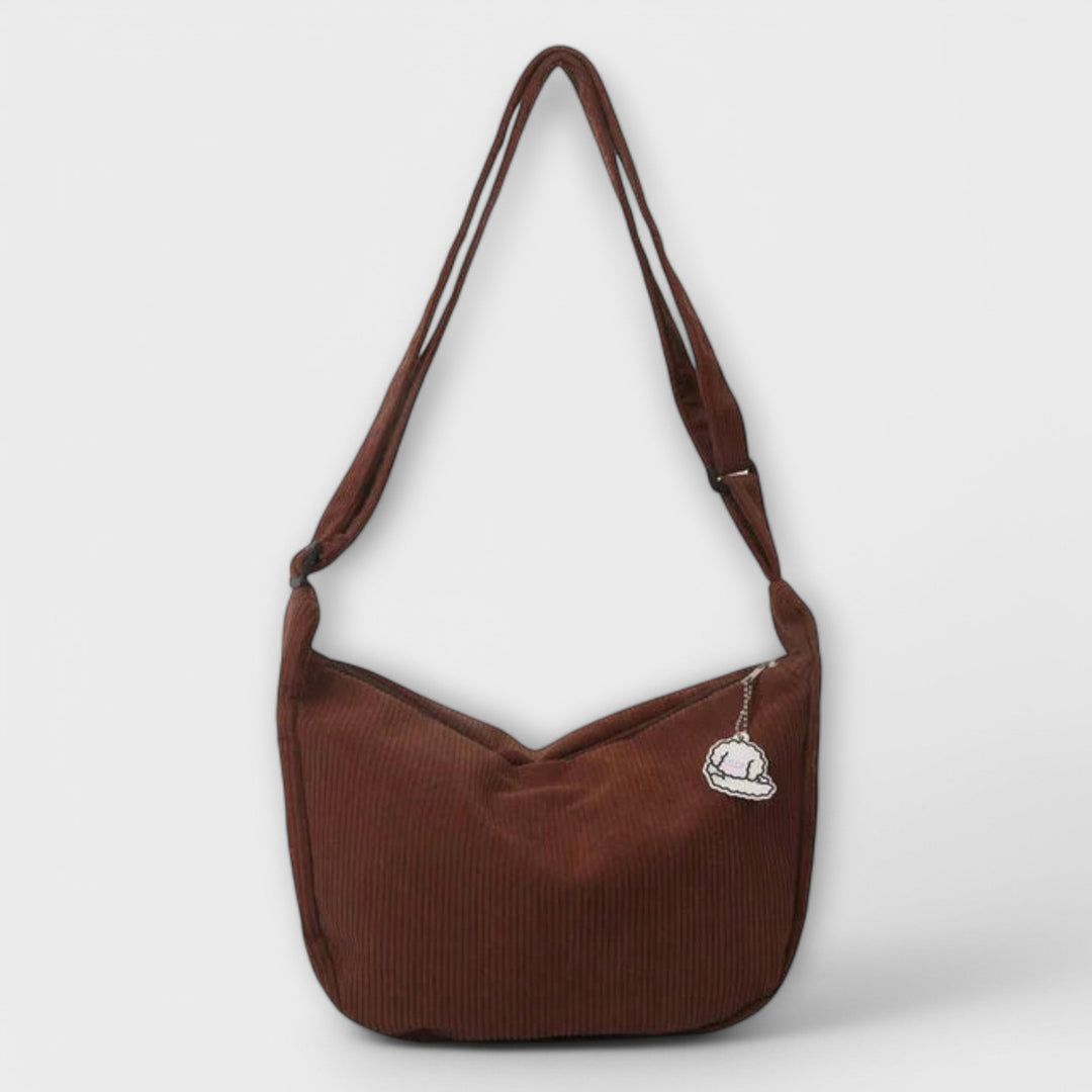 Alia | Corduroy Shoulder Bag with Adjustable Strap