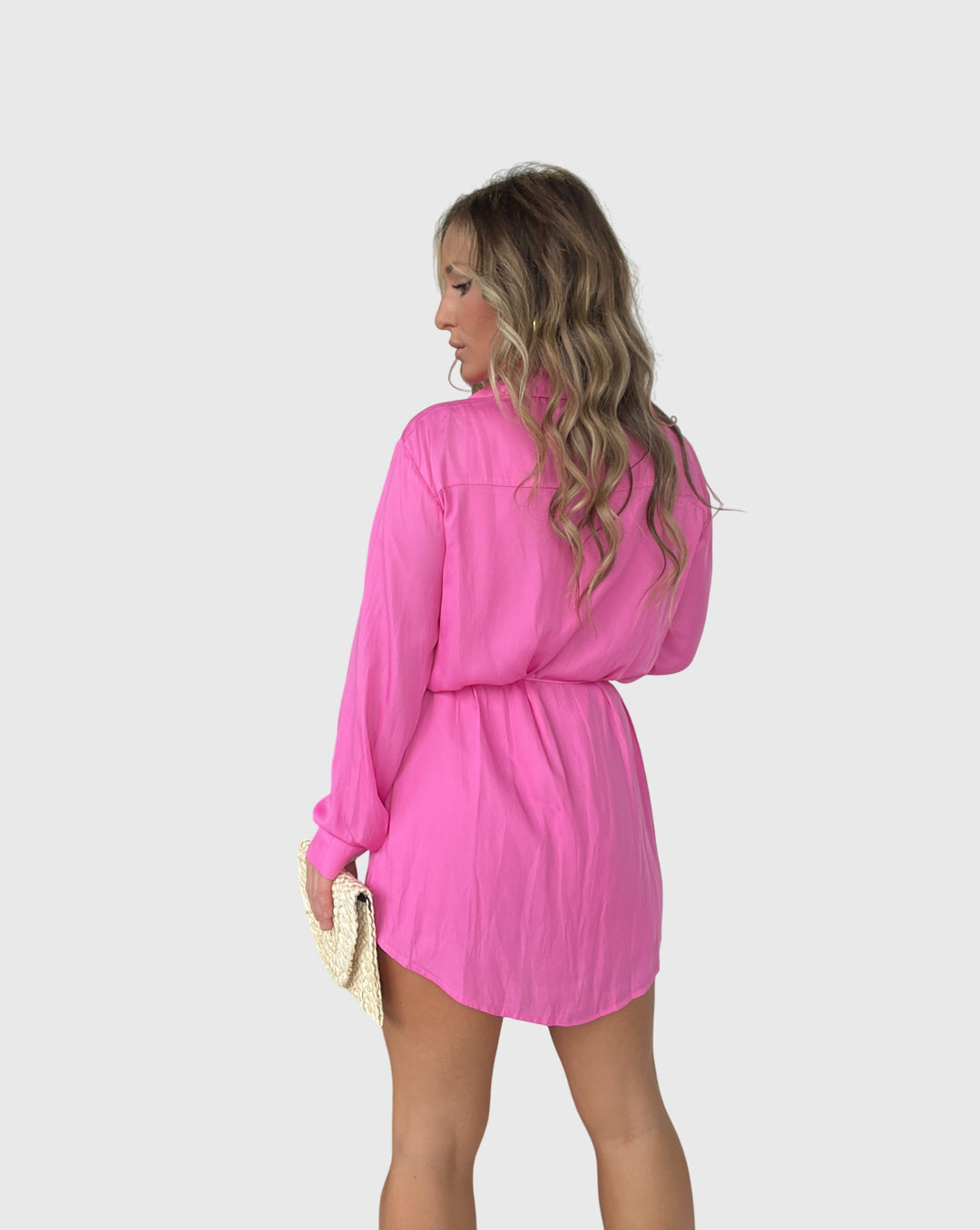 Alveria | Classic Shirt Dress with Tie Waist