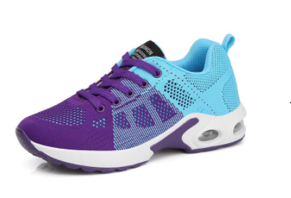 Alyssa | Mesh Lace Up Sneakers with Air Cushion Sole