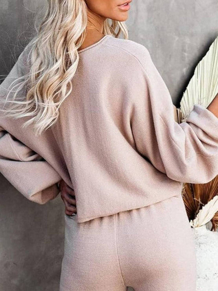 Amaris | Chic Two Piece Set with Off Shoulder Top and Wide Leg Pants