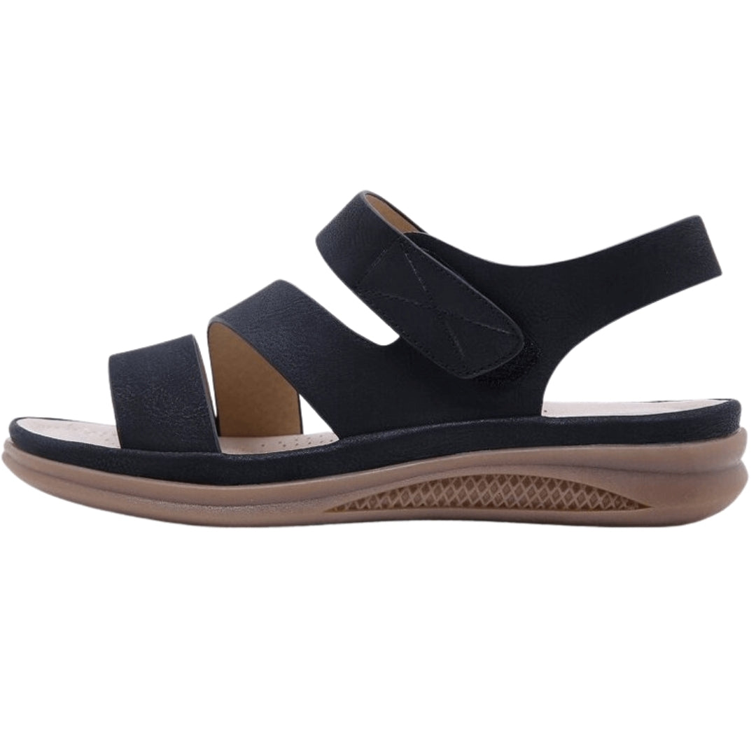 Amaryllis | Wedge Sandals with Strappy Upper