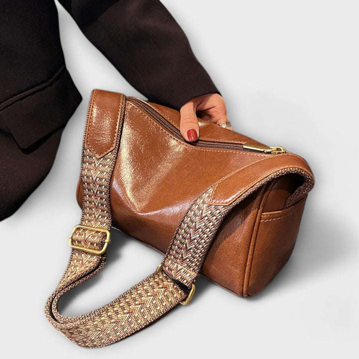 Amelia | Crossbody Bag with Patterned Strap