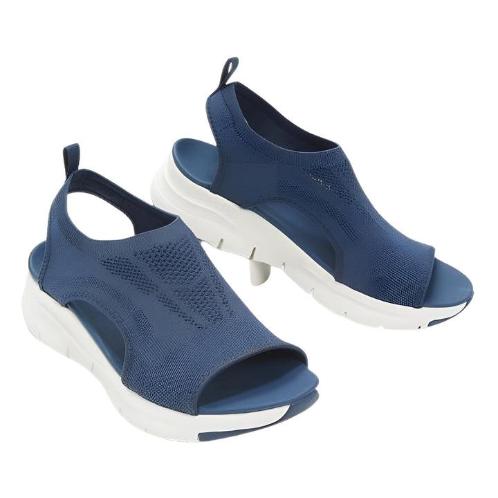 Amoret | Sporty Knit Sandals with Contoured Sole