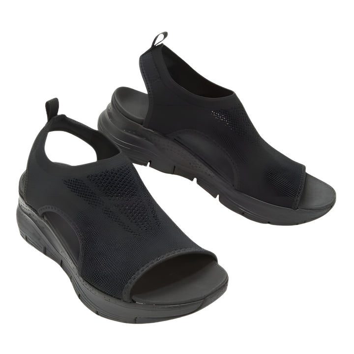 Amoret | Sporty Knit Sandals with Contoured Sole