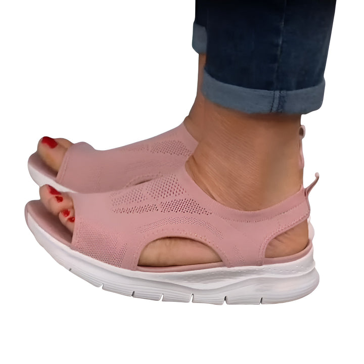 Amoret | Sporty Knit Sandals with Contoured Sole