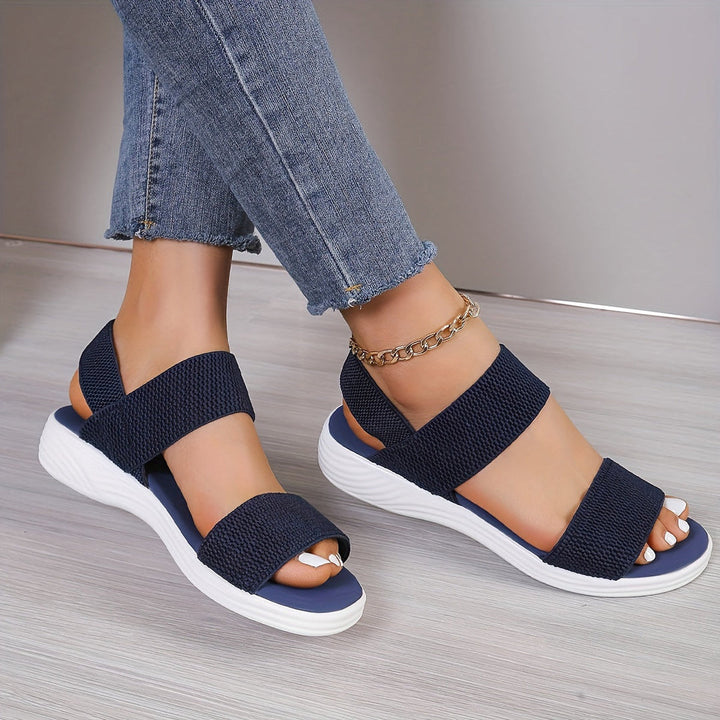 Aria | Platform Sandals with Stretch Straps