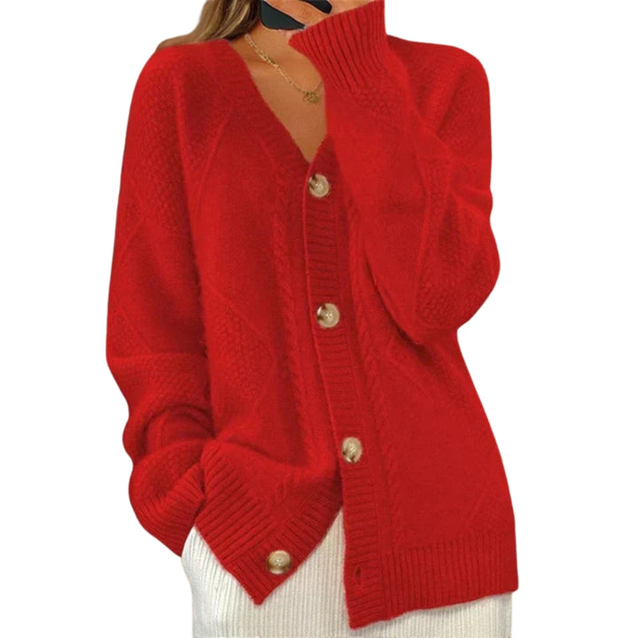 Arley | Cable Knit Cardigan with Button Front