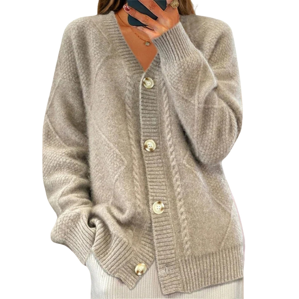 Arley | Cable Knit Cardigan with Button Front
