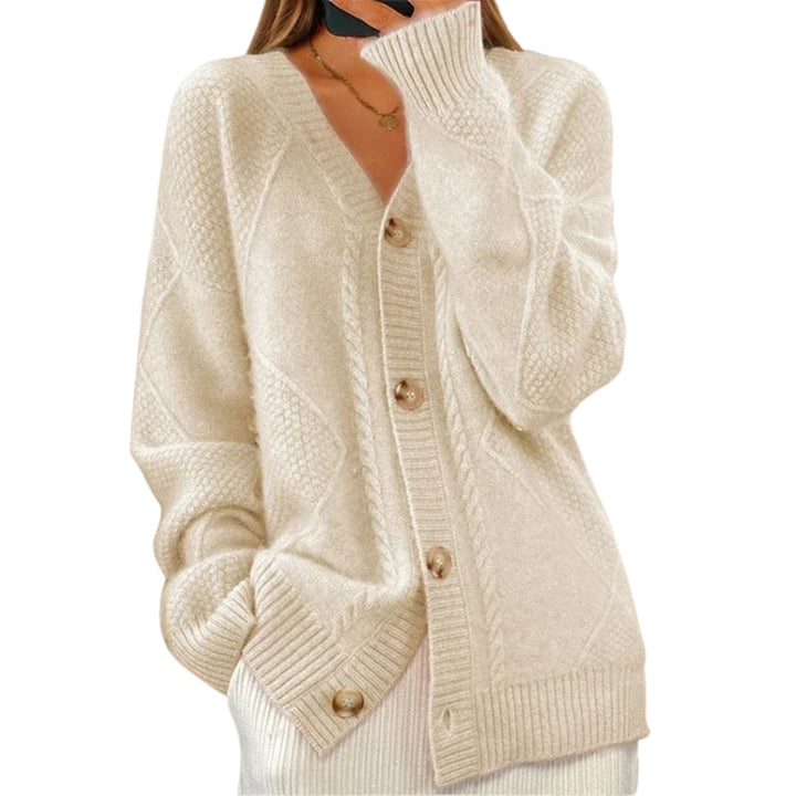 Arley | Cable Knit Cardigan with Button Front