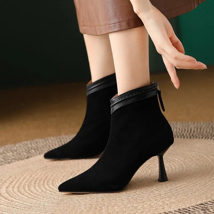 Audrey | Elegant Ankle Boots with Slim Heel