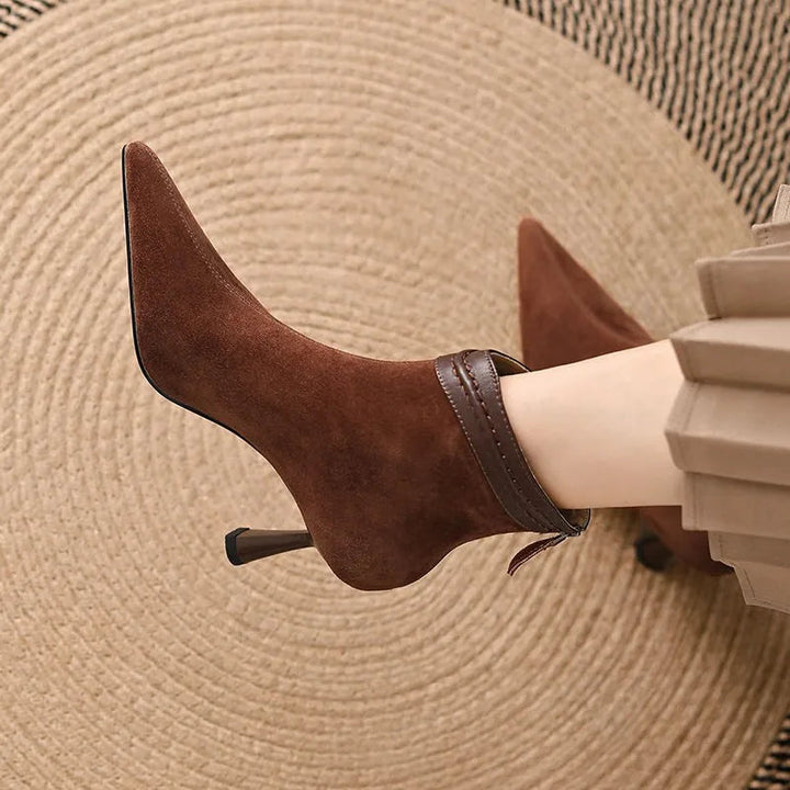 Audrey | Elegant Ankle Boots with Slim Heel