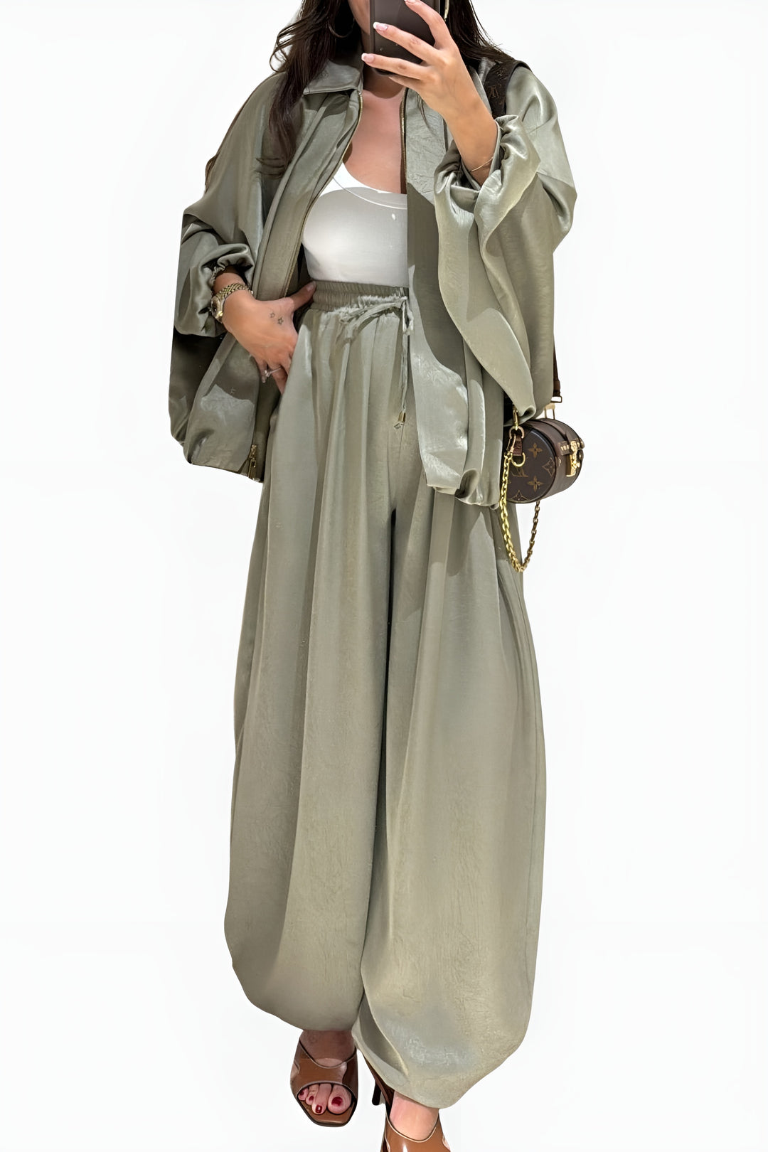 Augusta | Relaxed Jacket and Wide Leg Pants Set
