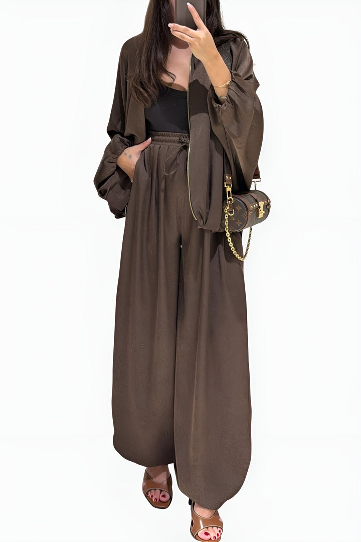 Augusta | Relaxed Jacket and Wide Leg Pants Set
