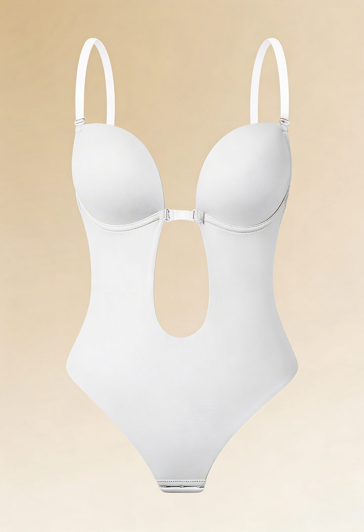Aurora | Backless Bodysuit Bra With Deep V Neck