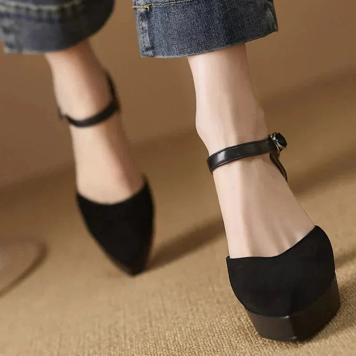 Aurore | Platform Block Heel Pump