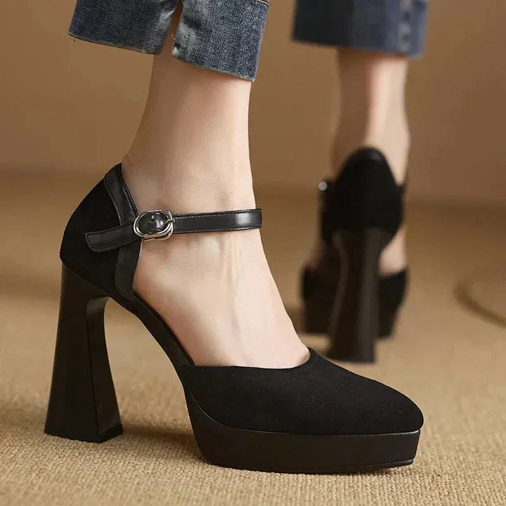 Aurore | Platform Block Heel Pump