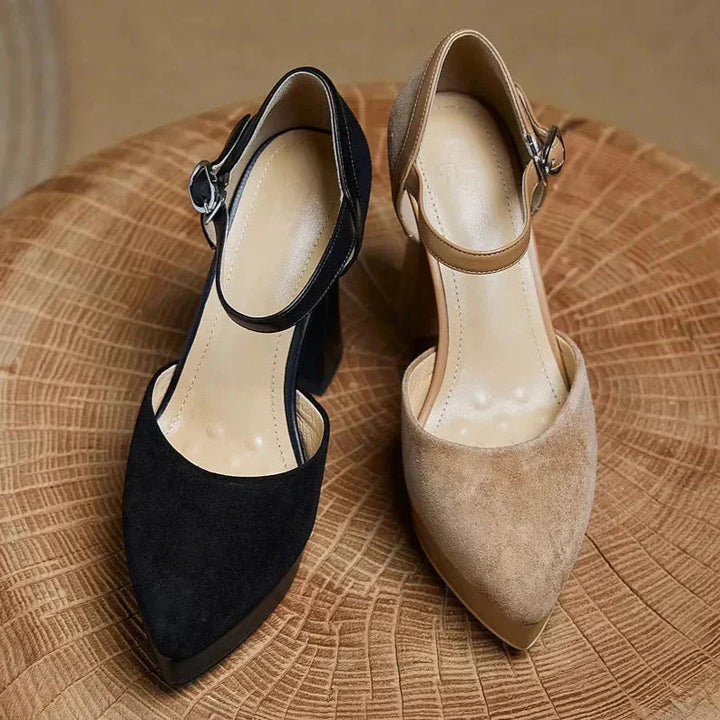 Aurore | Platform Block Heel Pump