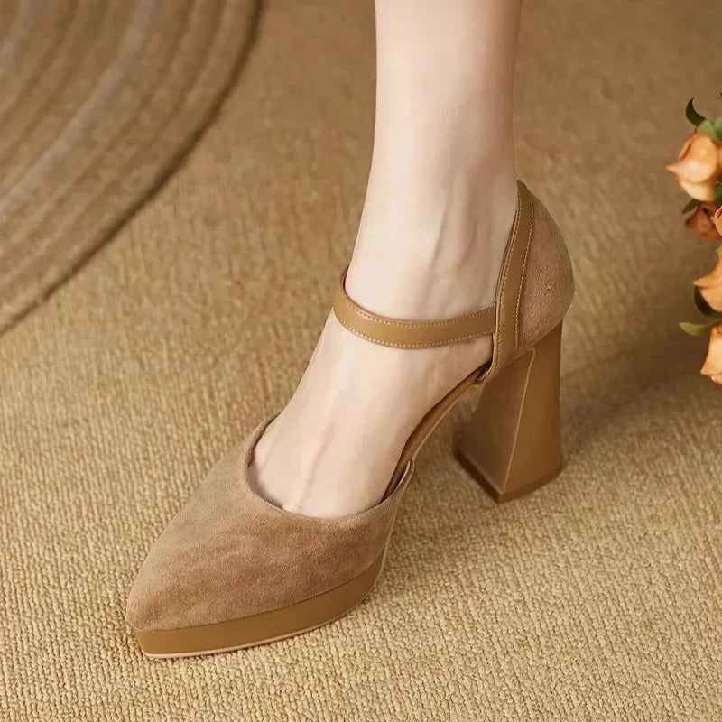 Aurore | Platform Block Heel Pump
