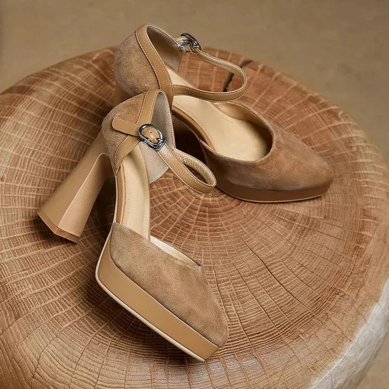 Aurore | Platform Block Heel Pump