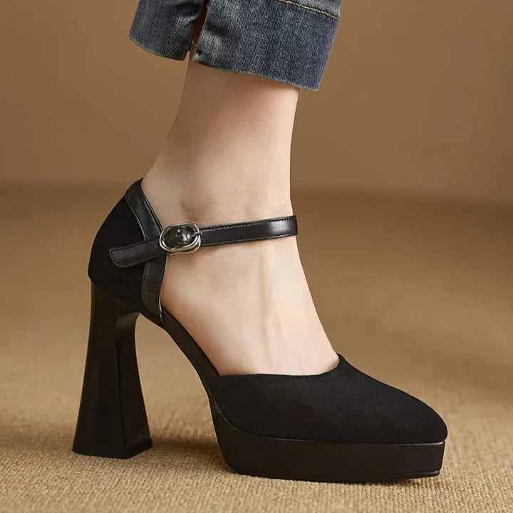 Aurore | Platform Block Heel Pump