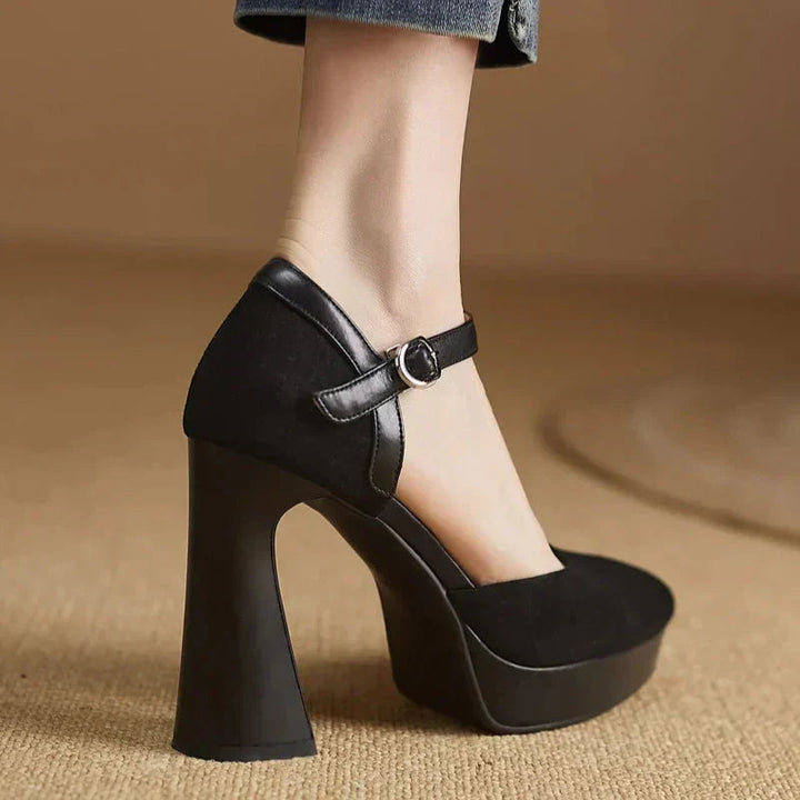 Aurore | Platform Block Heel Pump