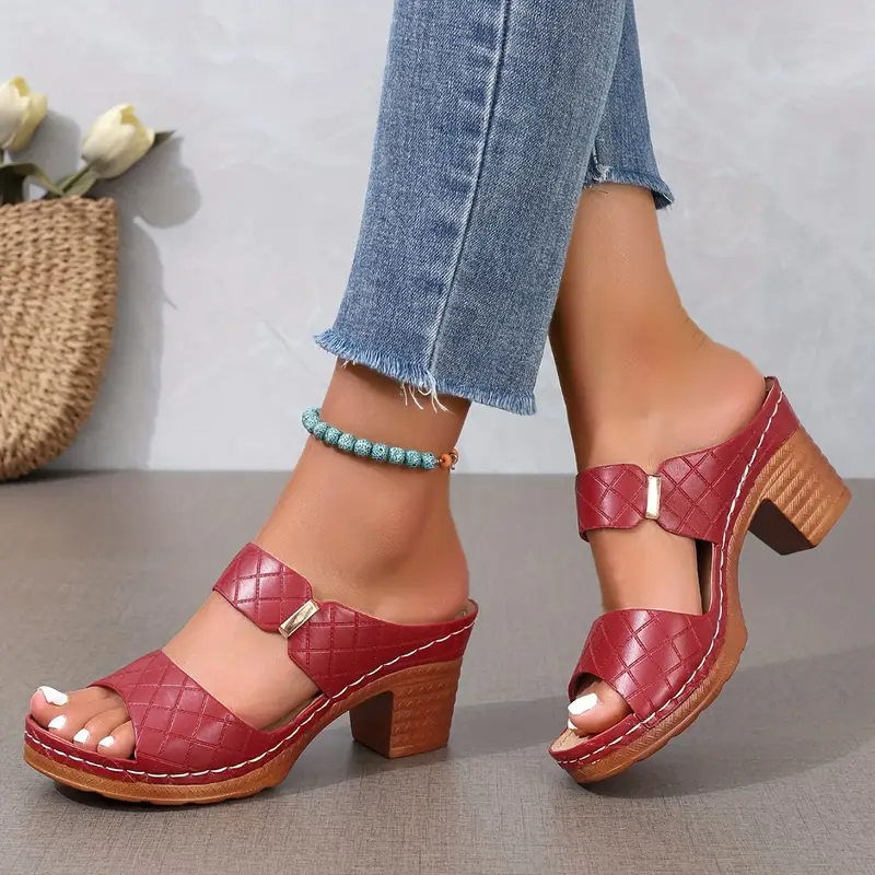 Aveline | Chic Wedge Sandals with Cutout Straps