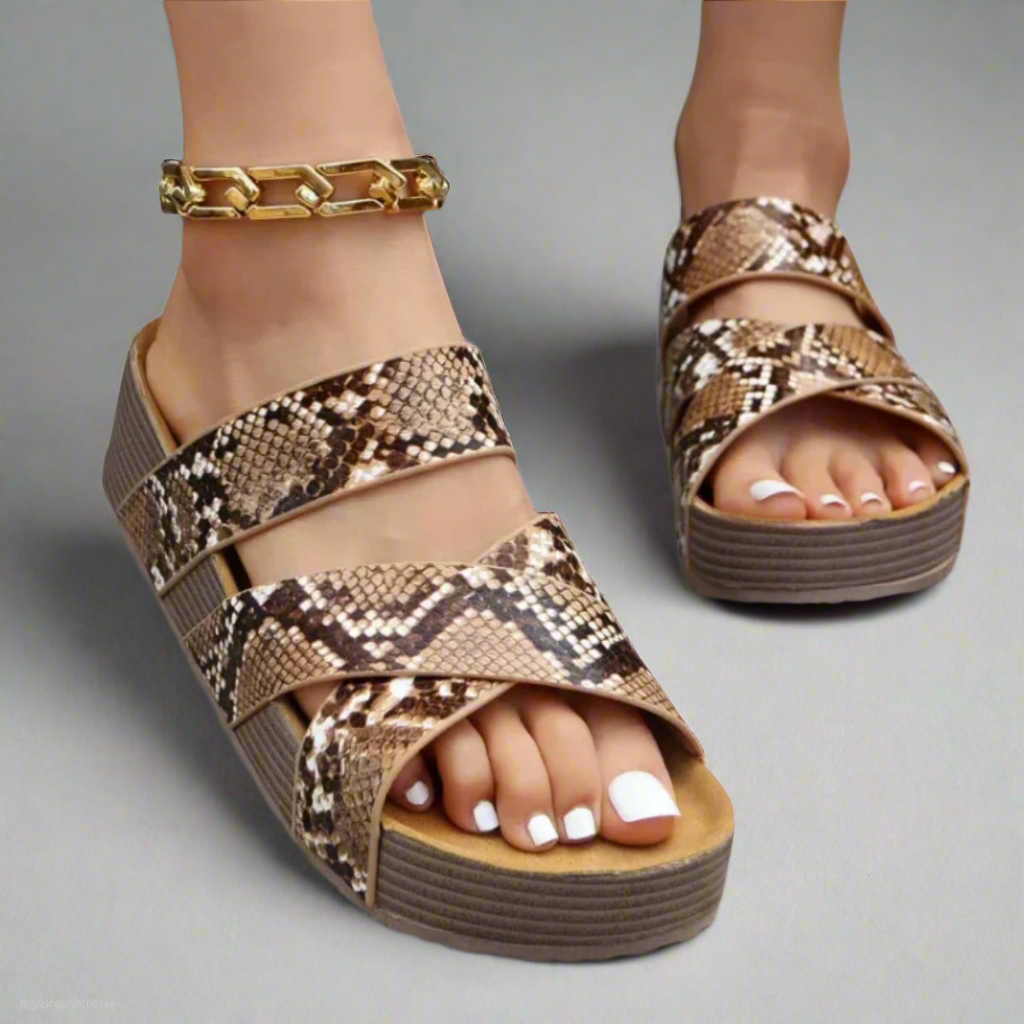 Avery | Platform Sandals with Braided Strap