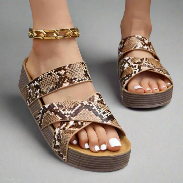Avery | Platform Sandals with Braided Strap