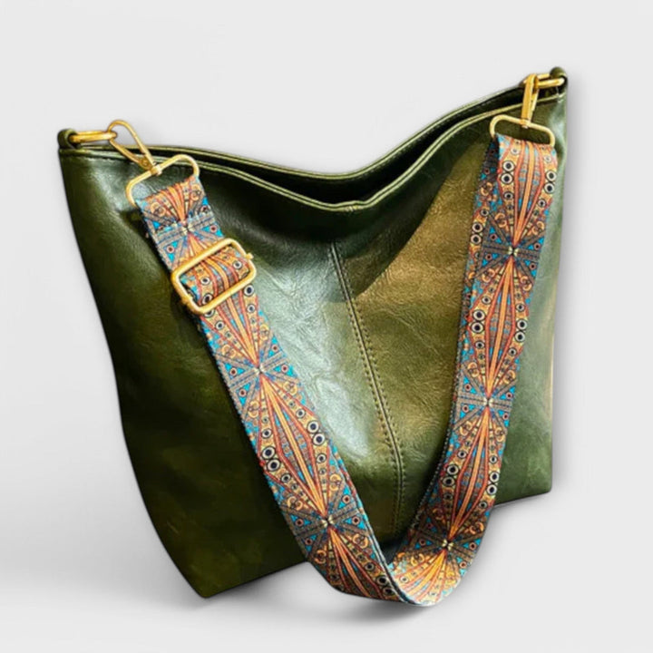 Belindae | Boho Shoulder Bag with Patterned Strap