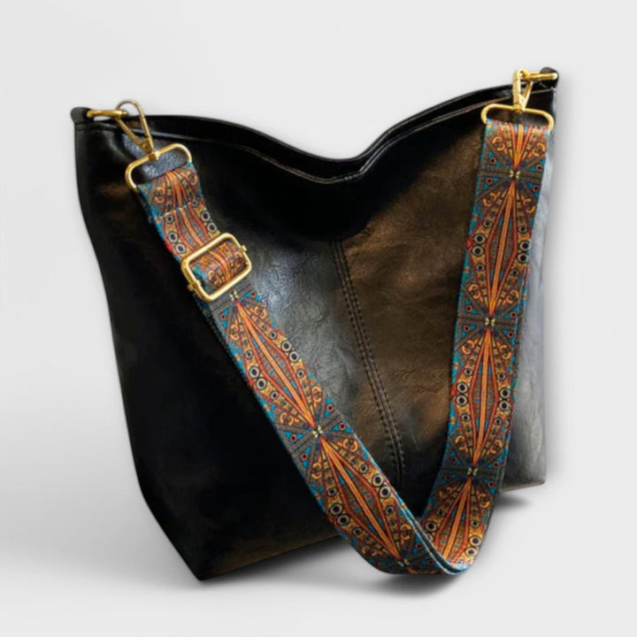 Belindae | Boho Shoulder Bag with Patterned Strap