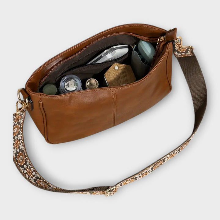 Bisan | Crossbody Bag with Patterned Strap
