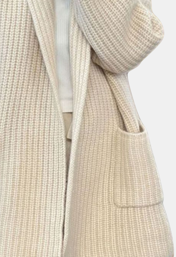 Braylee | Chunky Knit Open Front Cardigan