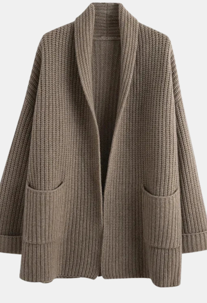 Braylee | Chunky Knit Open Front Cardigan