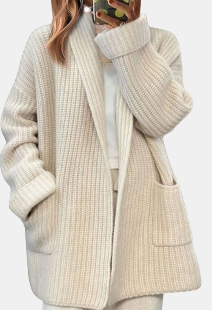 Braylee | Chunky Knit Open Front Cardigan