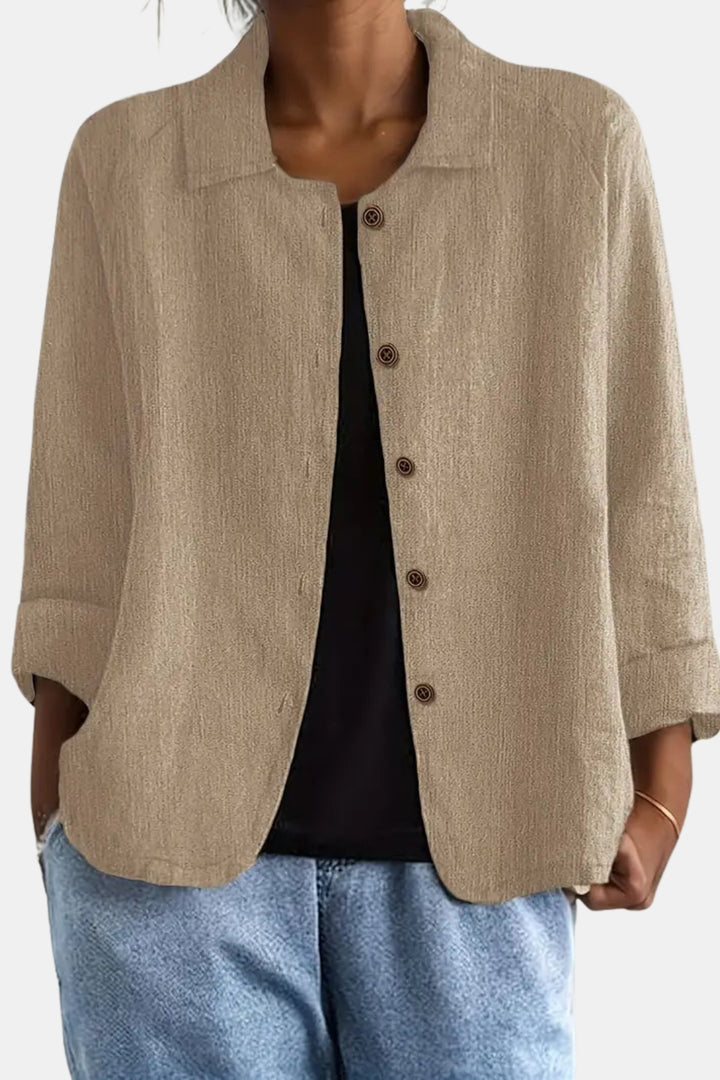 Brelvynna | Classic Button Front Jacket
